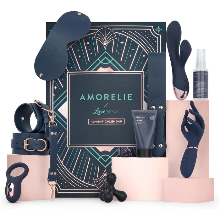 Еротичний адвент-календар AMORELIE Original 2025, 24 інтимні сюрпризи для пар