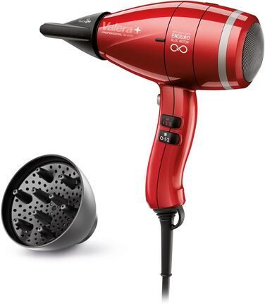 Професійний фен, компактний, легкий і тихий фен, цифровий двигун, регульована температура, іонна функція, 2200 Вт, швейцарське вир