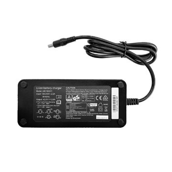 Зарядний пристрій Enerpower Li-Ion 42V для 36V-37V 2A 85W з круглим роз&39ємом 5,5 x 2,5 мм для багажних скриньок, Hailong тощо, сумісний з електросамокатами, такими як SoFlow, Cityblitz, Bluewheel, VMax, Trekstor тощо (GS, UL)