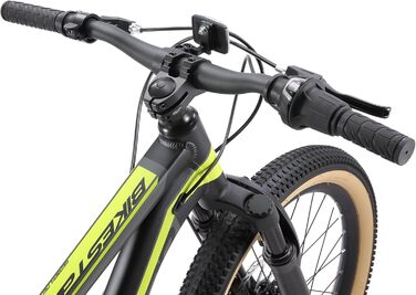 Дитячий алюмінієвий гірський велосипед BIKESTAR, 7 швидкостей Shimano, дискові гальма, вік 6 20-дюймовий дитячий гірський велосипед БЕЗ РИЗИКУ, чорний