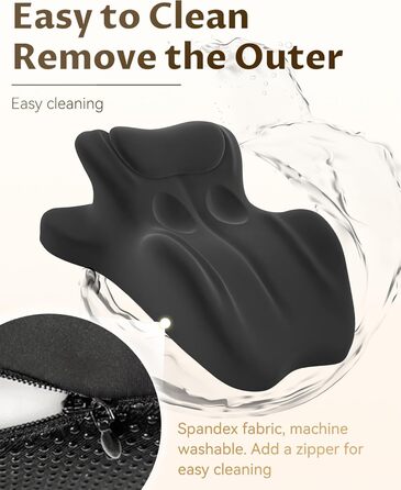 Подушка для сушіння, подушка для частішого сушіння, інтенсивніша та легша, кут 27, ідеальне положення, м&39який матеріал з піни з ефектом пам&39яті, для хребта в усіх положеннях тіла (A)