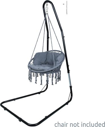 Рама підвісного крісла GEAR до 240 кг, рама протестована TV, підставка для підвісного крісла підвісне сидіння підвісне крісло 196-