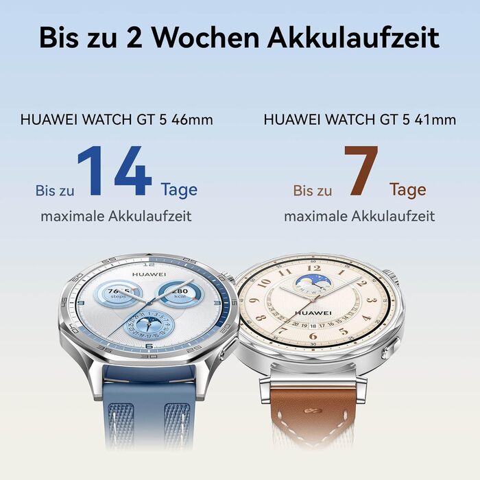 Розумний годинник HUAWEI Watch GT 5 46 мм, розширені функції для бігу та їзди на велосипеді, моніторинг здоров&39я, до 14 днів роботи від батареї, сумісний з iOS та Android, 6 місяців розширеної гарантії, чорний