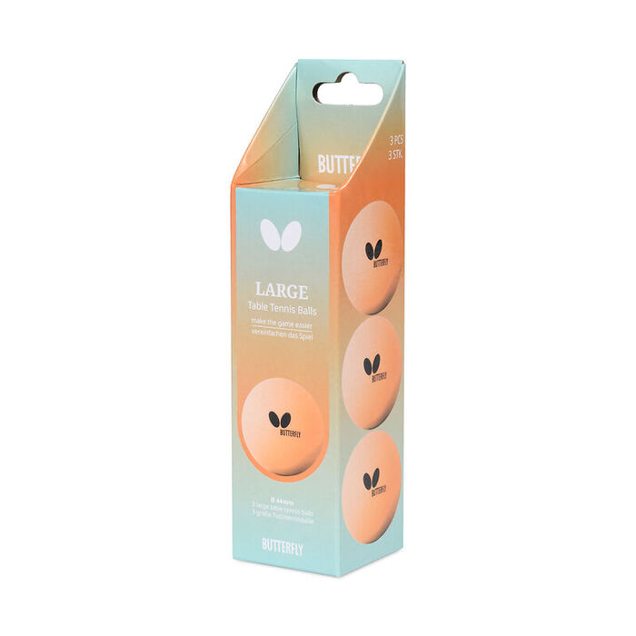 М'ячі для настільного тенісу Butterfly Large Balls 3 шт (7012650144)