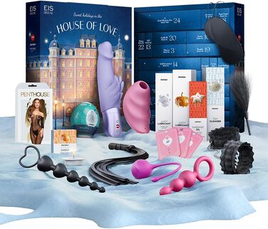 Еротичний адвент-календар EIS Deluxe 2025, 24 інтимні сюрпризи для пар та індивідуальних насолод