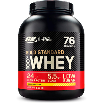 Протеїновий порошок Optimum Nutrition Gold Standard 100, Банановий крем, 2,28 кг