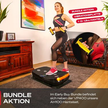 Віброплатформа Sportstech 4D (VP400 та sVibe)