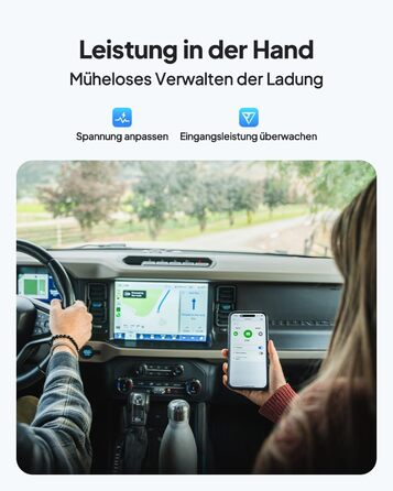 Зарядний пристрій BLUETTI Charger 1 потужністю 560 Вт для генератора змінного струму, зарядний пристрій постійного струму для портативних електростанцій, у 6 разів швидший, ніж зарядні пристрої від прикурювача, сумісний з 95 сонячних генераторів, ідеально