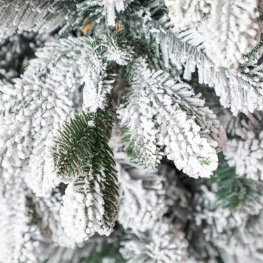 Штучна ялинка зі снігом 183 см HOMCOM