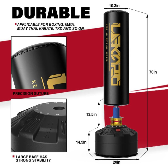 Боксерська груша з боксерськими рукавичками Мішок для кікбоксингу Важкий боксерський мішок для дорослих з всмоктуючою основою Муай