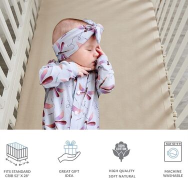 Гендерно нейтральний бохо-богемний комплект постільної білизни для немовлят, дівчаток, хлопчиків, дитяче ліжечко, 6 предметів, одн