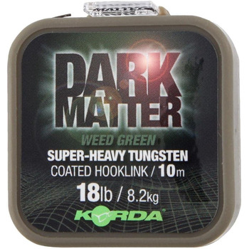 Шнур-лідер Korda Dark Matter з вольфрамовим покриттям, 10 м