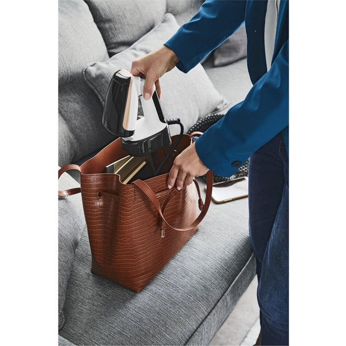 Кишенькова парова щітка Tefal Access Steam DT3030 Компактний дизайн Складна прасувальна головка Час нагріву 15 сек Легкий корпус А