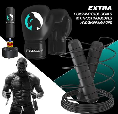 Набір боксерських груш для дорослих з боксерськими рукавичками скакалка, мішок для кікбоксингу, вільна боксерська груша для боксу