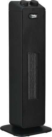 Керамічний обігрівач-вежа BEKO RHP6320B, 2000 Вт, 4 режими, захист від перегріву