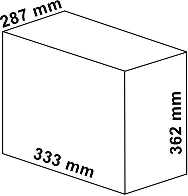 Відро для сміття EKOTECH Aladin, 16 літрів, висувне, ука,90134610, виготовлене з пластику, сіре