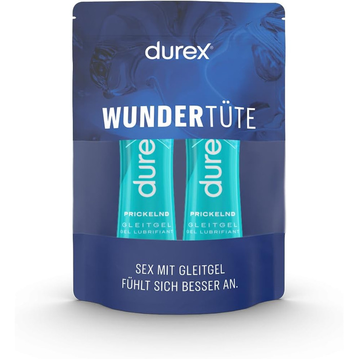 Гель-лубрикант Durex Prickelnd, 2 × 50 мл, на водній основі