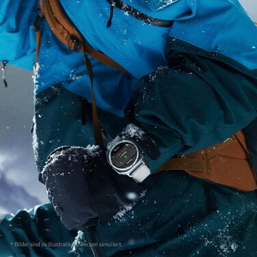 Розумний годинник Samsung Galaxy Watch Ultra, фітнес-годинник, фітнес-трекер та трекер активності, 47 мм, LTE, титаново-білий, з 36-місячною гарантією виробника S/M/L - для обхвату 130-205 мм, білий