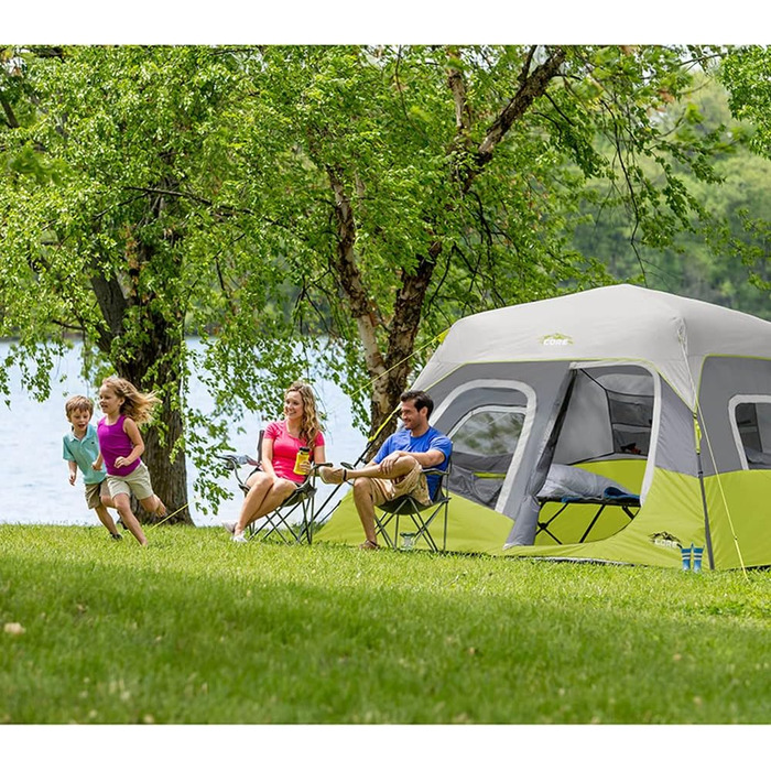 Намет-кабінет CORE Instant Cabin Tent для 6 осіб з настінним органайзером