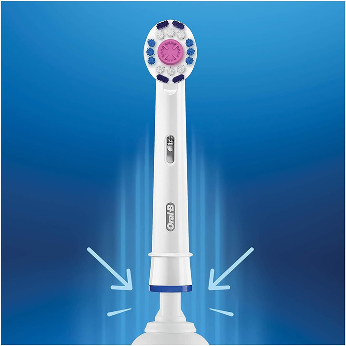 Щітки Braun Oral-B EB 3D білі 2 шт.