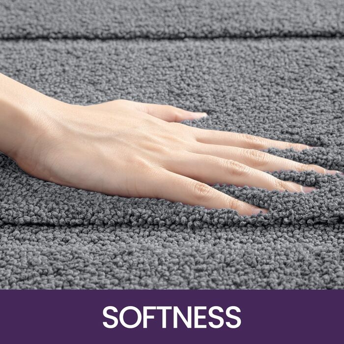 Килимок для ванної кімнати 60 x 110 см, нековзний килимок для ванної кімнати, що миється, м'який килимок для ванної, килимок для в