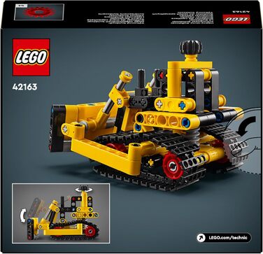 Важкий бульдозер LEGO Technic, іграшковий бульдозер для будівництва, завершення будівництва, іграшка-конструктор для дітей, техніч