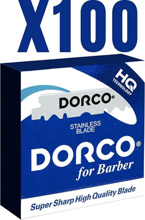 Леза Dorco Blades 100 з нержавіючої сталі з одним лезом