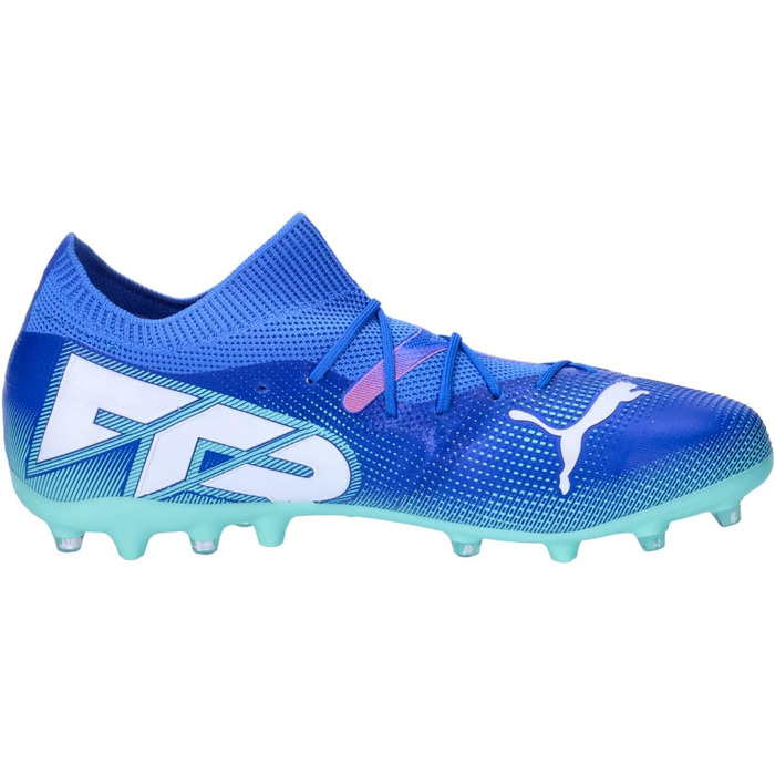 Футбольні бутси PUMA Unisex Future 7 Match Mg 46 EU Bluemazing Puma White Electric Peppermint
