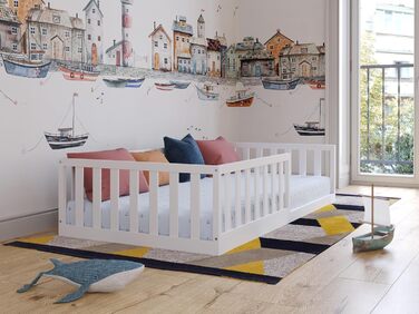 Дитяче ліжечко/бічне ліжко Love For Sleep 160x80 см, конструкція, зручна для дітей, дитяче підлогове ліжко White Florence, дитяче ліжко, дерев&39яне ліжко - Дитяче ліжко, ліжко-трансформер