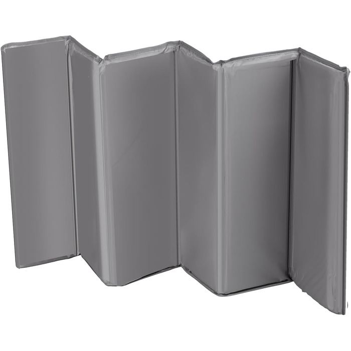 Складане дитяче ліжечко-переноска PR-803 з сумкою та боковим входом, підходить для немовлят та малюків, 2 колеса, 125x65x74 см (сіре)