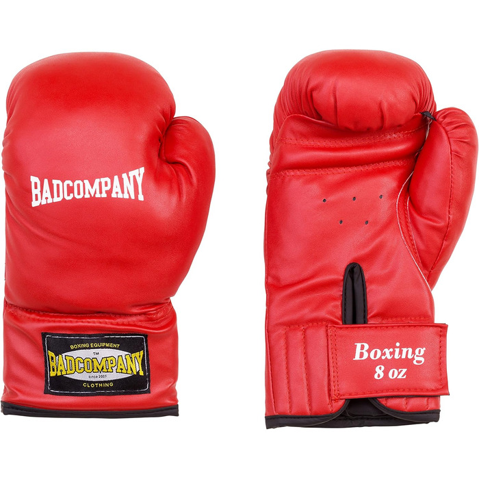 Боксерський набір Bad Company для дітей та підлітків до 12 років I Боксерська груша з підвіскою 55 х 25 см і боксерськими рукавичк