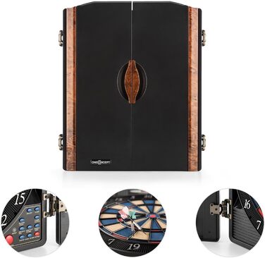 Електронний дартс-машина, мішень для дартсу, електронний дартс, дартс-машина з ігровим комп&39ютером, 38 різних ігор, 211 варіацій гри, до 16 гравців, віртуальний суперник, імітація дерева