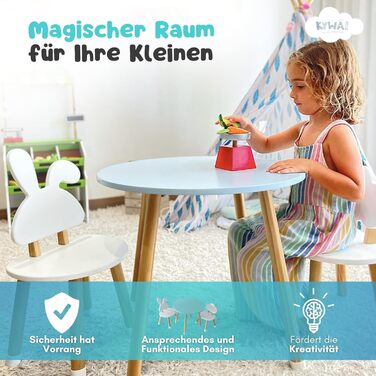 Дитячий стіл з 2 стільцями, дитячий комплект сидіння, дерев&39яний, білий, маленький столик, дитячий комплект сидіння, дитяча кімната, спальня, скандинавський стиль (м&39ятно-зелений)