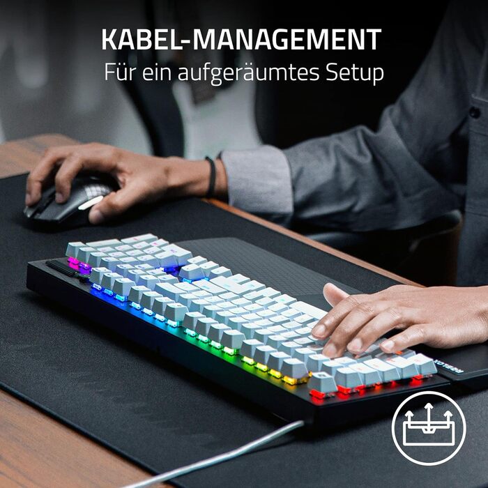 Зелений перемикач) - механічна ігрова клавіатура (клацання механічних перемикачів, подвійні ABS-клавіші, медіа-клавіші, підставка