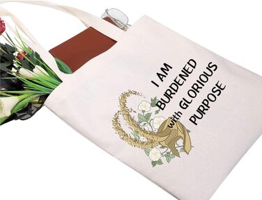 Косметичка з написом Я обтяжений славною метою, сумка-переноска з написом Я обтяжений славною метою