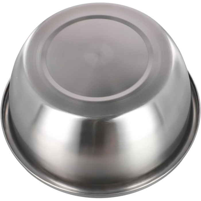 Набір мисок з нержавіючої сталі для приготування їжі, випікання, збивання яєць, приготування їжі, змішування салатів та безпечного зберігання з широким бортиком (32 см)