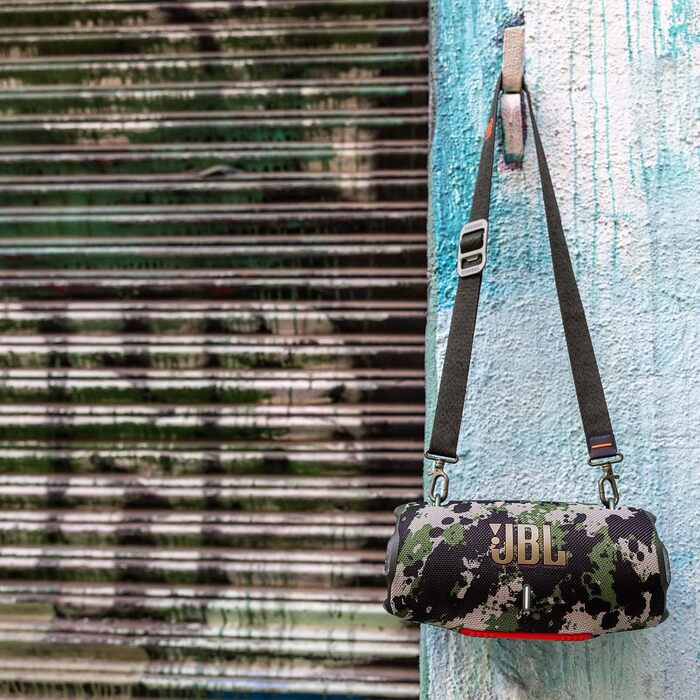 Музична приставка JBL Xtreme 4 у камуфляжі - Портативна Bluetooth-колонка з глибокими басами, штучним інтелектом та вбудованим пав