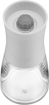 См, без наповнення, млин для спецій, керамічний подрібнювач, пластик, скло, білий Одинарний, 14