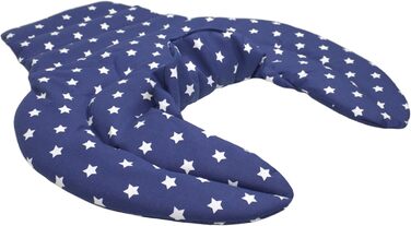 Подушка для шиї для шийного відділу хребта - шия плечі спина - зоряно-синя - ріпакова подушка - грілка для шиї