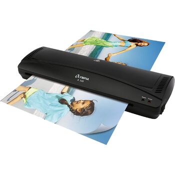 Ламінатор Olympia A 330 Гаряче та холодне ламінування Ламінатор до A3 Захист від бульбашок Ламінатор Ідеально підходить для офісу, школи та домашнього офісу Ламінатор з пакетами для ламінування (один)