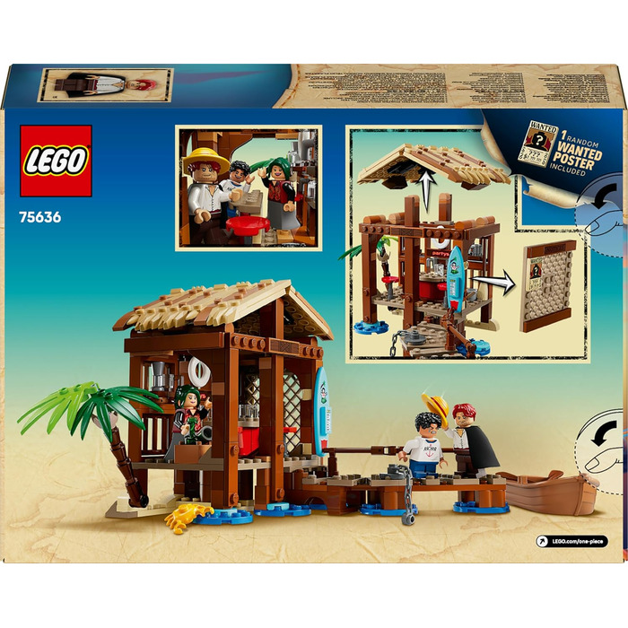 Конструктор LEGO ONE Piece Windmühlendorf-Hütte 75636, 299 деталей, аніме-тематика