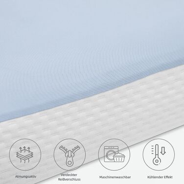 Подушка з піни з ефектом пам&39яті, ортопедична подушка для шиї для полегшення болю в шиї - ергономічна подушка для підтримки шиї для сну на боці та спині, висота 8/11 см, ідеально підходить для вузьких плечей, сертифікована Oeko-TEX