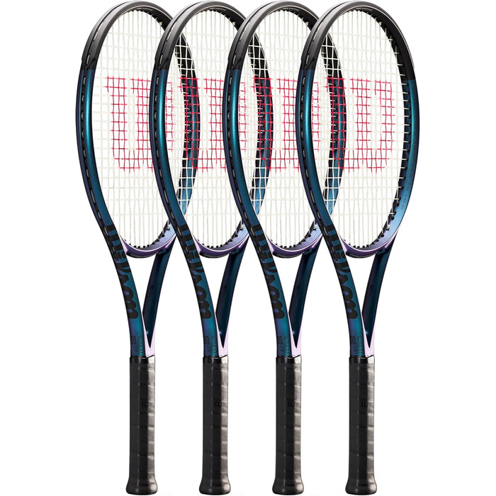 Тенісна ракетка Wilson Ultra 100UL v4, для чоловіків та жінок, різнокольорова (багатокольорова)