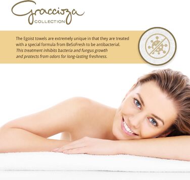 Гостьовий рушник (30,5 х 50,8 см, білий, 100 єгипетська бавовна Giza, 800 г/м, елегантні банні рушники для тіла та обличчя, м'які