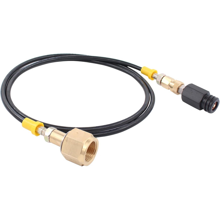 Адаптер бака CO2 Doo Engy Адаптер бака Шланг високого тиску Шланг для соди Адаптер для наповнення циліндра Шланг для Sodastream W21.8-14 DIN477 CO2 баків і більшості машин для газованої води