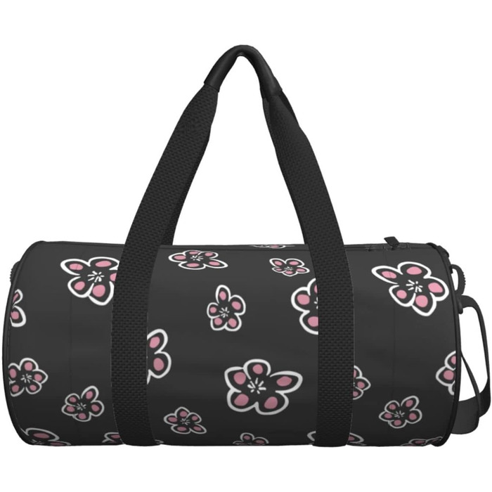 Дорожня сумка-циліндр з аніме-візерунком Сливи, спортивна сумка для чоловіків та жінок, сумка для подорожей, спортивна сумка