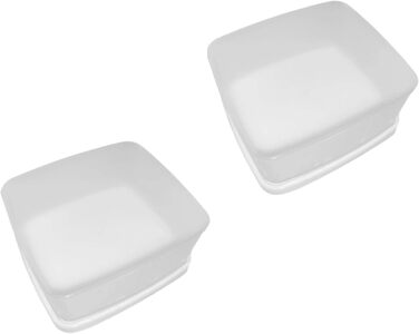 Контейнери для заморожування TUPPERWARE 400 мл, маленькі контейнери, Polar Star, помаранчево-білий (2) 11250