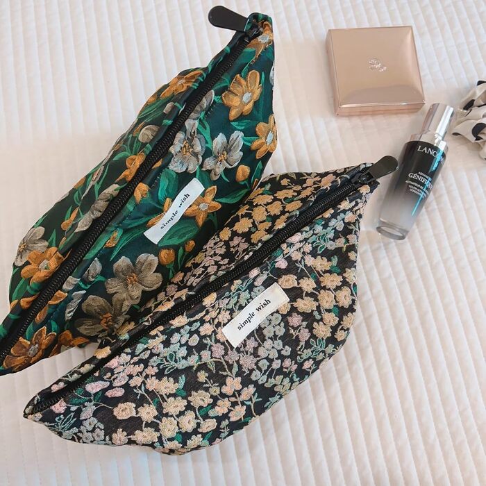 Дорожня косметичка жіноча невелика туалетна сумка макіяж органайзер, портативна сумка для прання макіяж органайзер для сумочки, ба