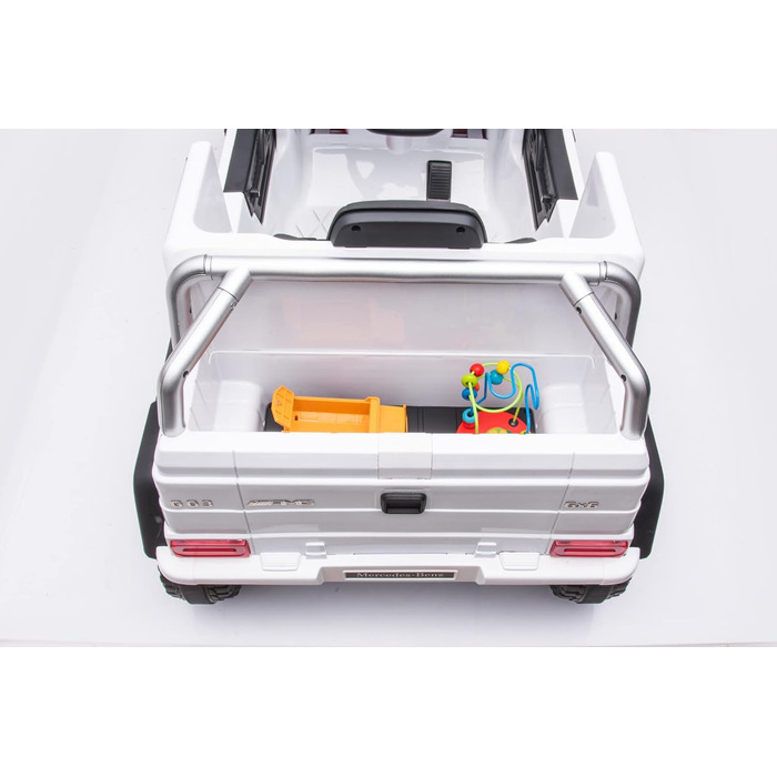 Дитячий автомобіль FINOOS Mercedes G63 6X6 AMG 12V, Дитячий електромобіль 4X45W, З гумовими шинами, Шкіряне сидіння З пультом дист