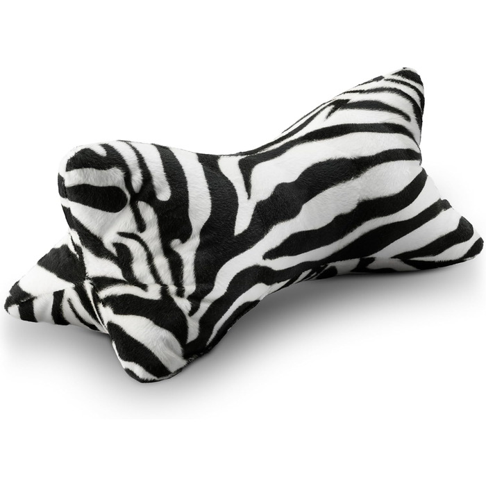 Подушка для читання з принтом зебри Підставка для книг з м&39яким чохлом Приблизно 40 x 18 см Подушка для шиї, можна прати при 30C Універсальна подушка для книги Ролик для шиї, підставка для планшета